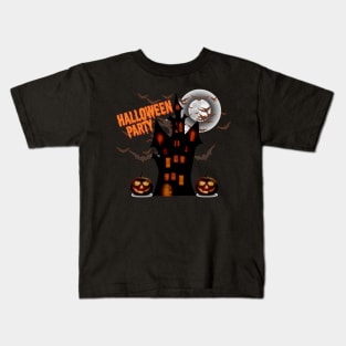 Horror Darkness Party Halloooweenn Kids T-Shirt